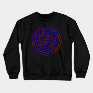 Curves and Swirls Crewneck Sweatshirt